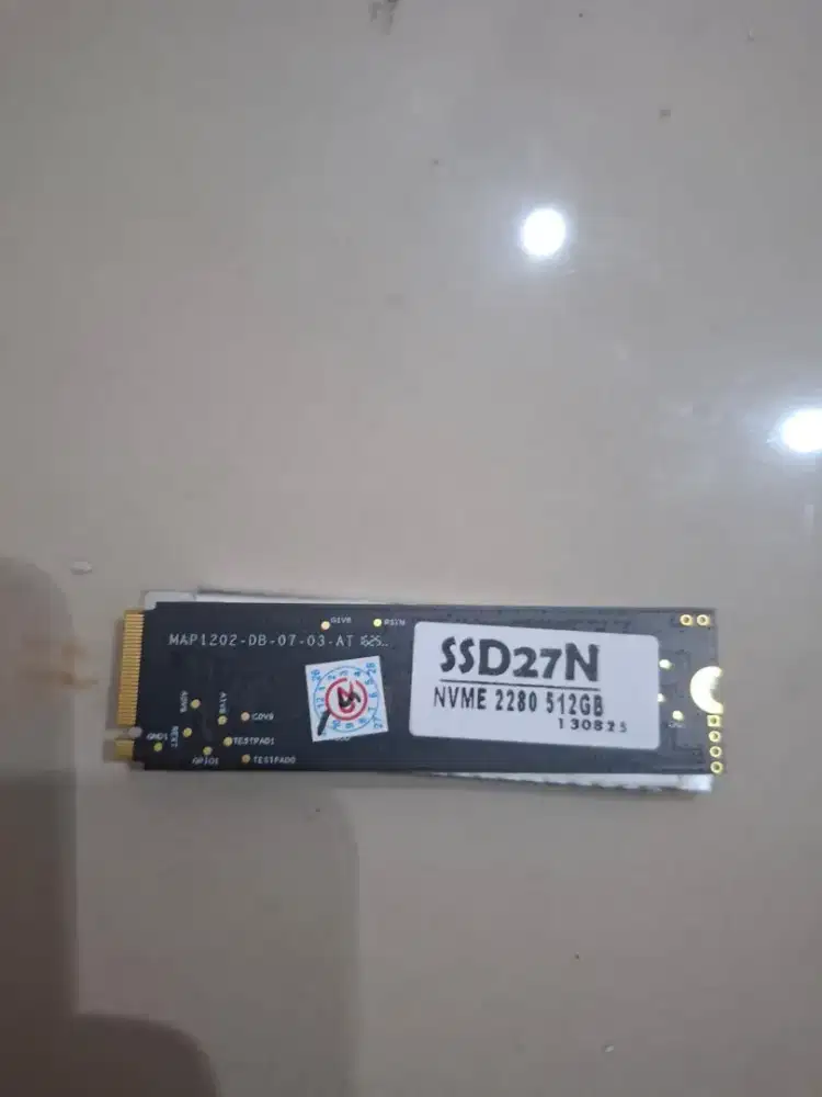 SSD nvme 512gb sentinel 100/100 power on 0 days 9 hours