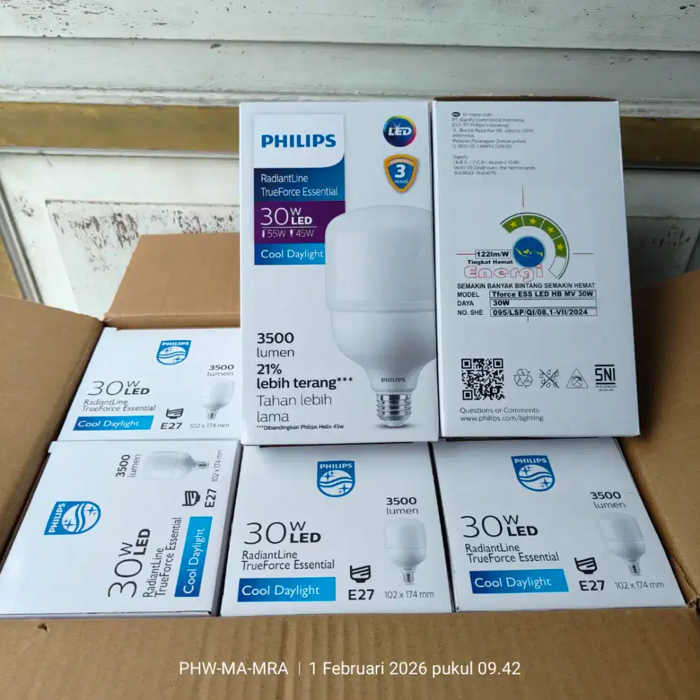 1 Dus Lampu LED Philips 30watt ( COD JOGJA )