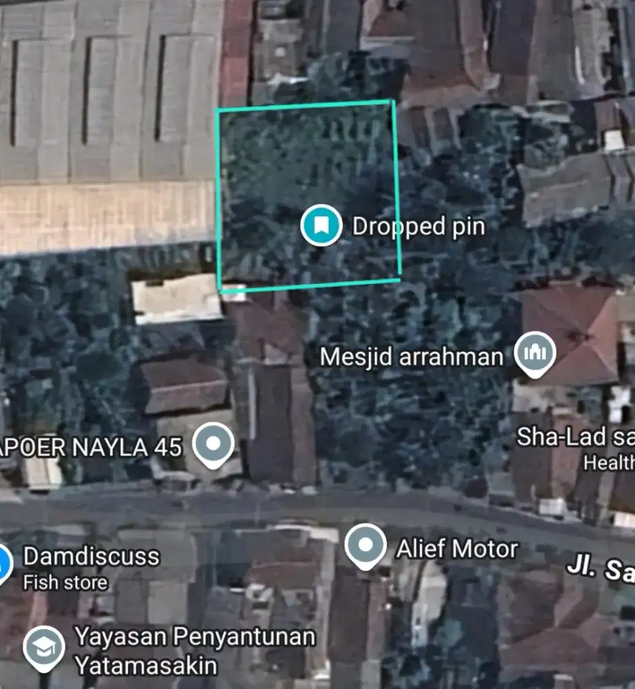 Dijual cepat Tanah di Kab. Bogor 578 m2