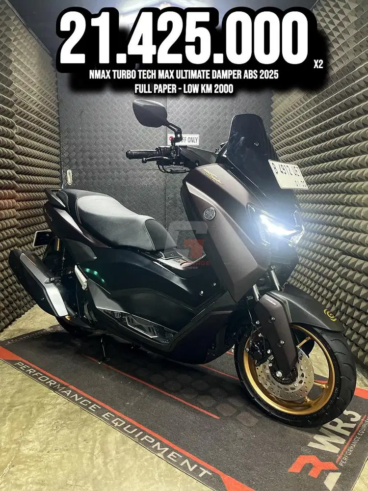NMAX TURBO TECH MAX ULTIMATE DAMPER ABS 2025 TIPE TERTINGGI LOW KM