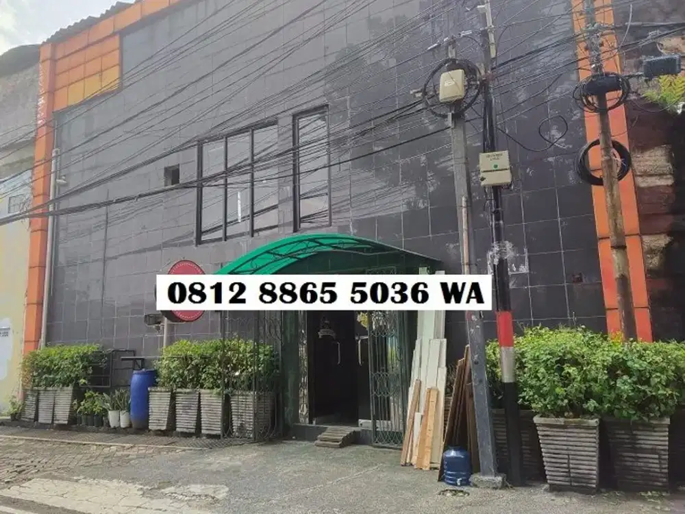 Dijual/disewakan murah ruko bisa usaha, pinggir jalan besar area komersil, Utan Kayu, Jakarta Timur