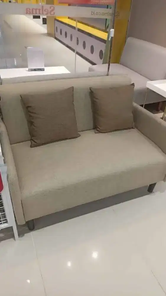 Sofa 2 seater brown