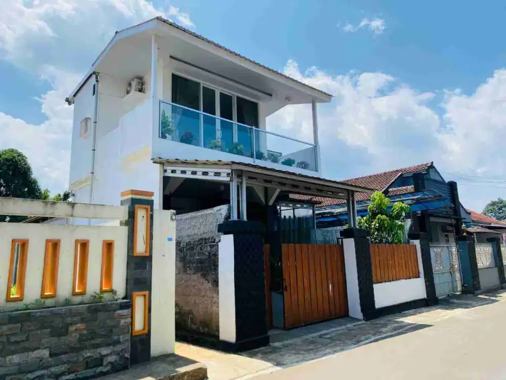 Dijual Rumah 2 Lantai Non Perum Babakan Damai Cisaat Sukabumi Siap Huni