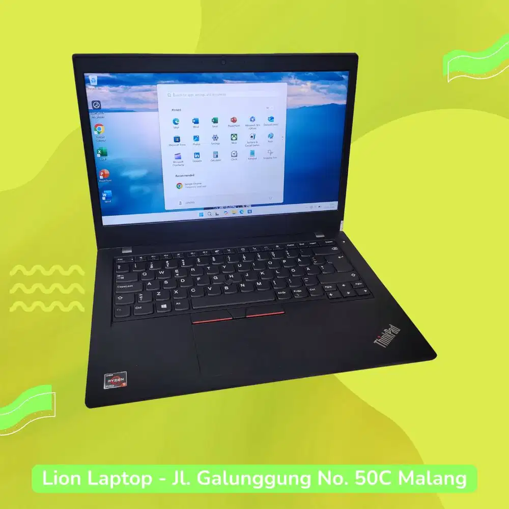 Gaming/Editing AMD Ryzen 5 PRO 8/256 MULUS Lenovo Thinkpad L14 [01|02]