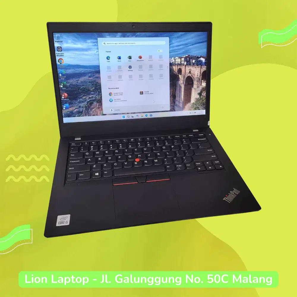 i5 Gen 10 Murah RAM 8GB SSD 256GB Lenovo Thinkpad L14 [01|02]