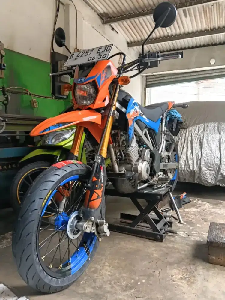 KLX 150 BF SE Extreme Modif Supermoto gress joss mulus