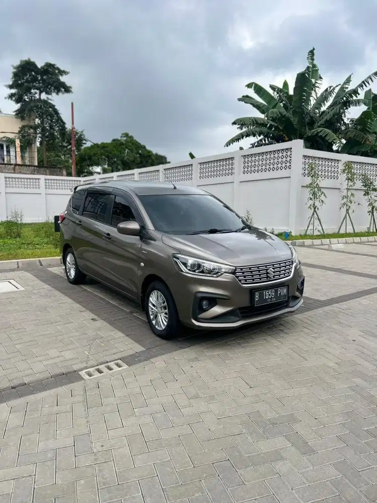 Suzuki Ertiga GL AT 2018 Coklat Matic Mobil Mulus Murah Bagus Like New