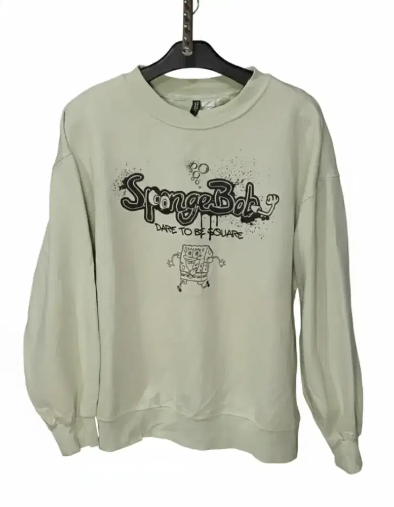 Divided H&M Crewneck Sweater Series Spongebob