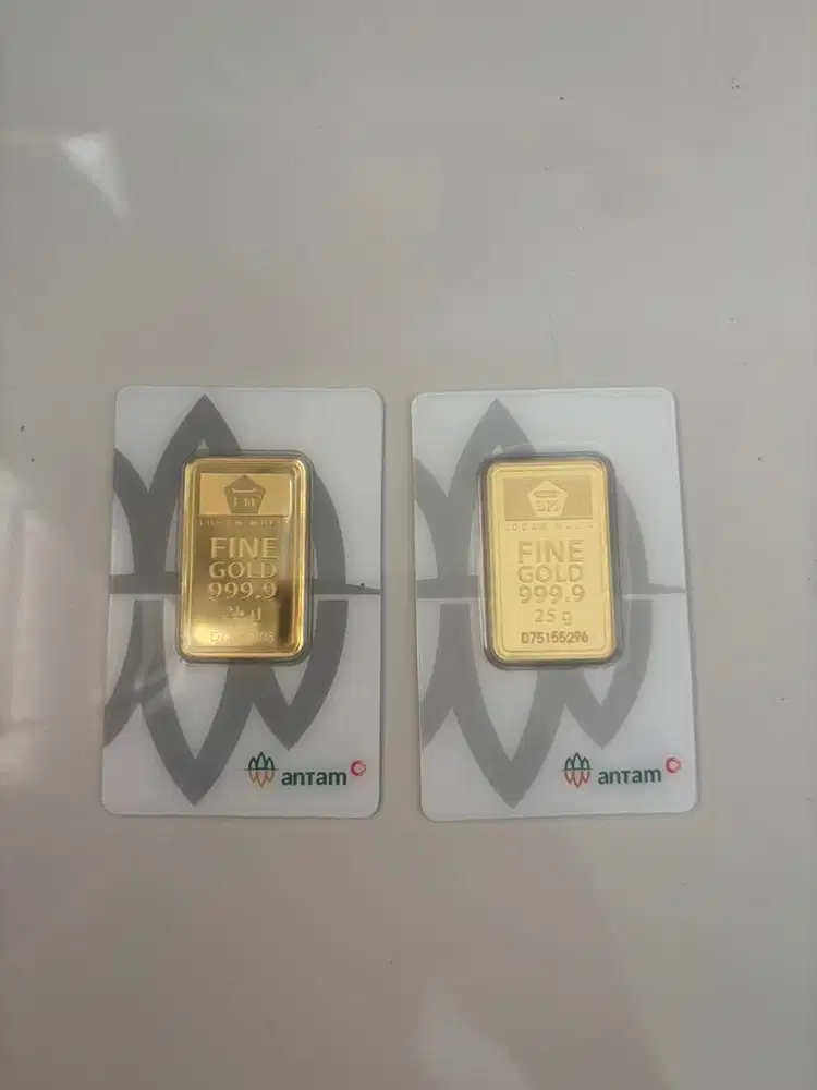 Antam 25 gram ready 2 buah