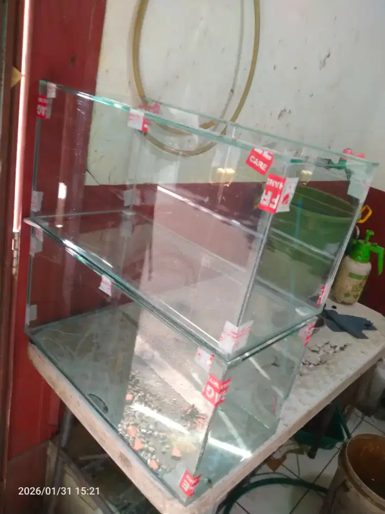 Aquarium kaca 603030