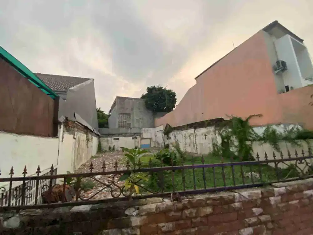 kavling tanah kosong siap bangun jl cempaka putih tengah area tdk ramai