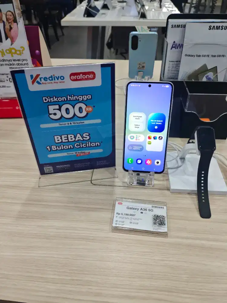 Samsung Galaxy A36 5G ready cicilan syarat cukup KTP tanpa DP
