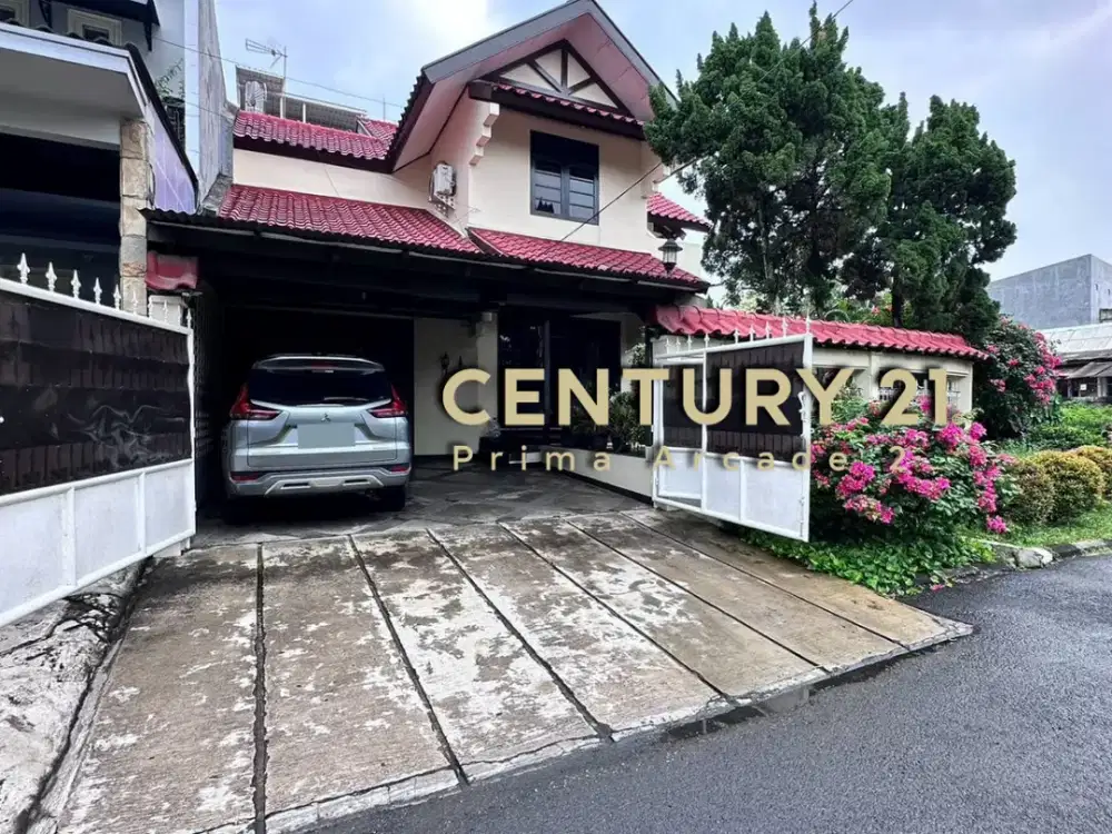 Rumah tua cantik posisi hook di pondok indah jakarta selatan pr 14549