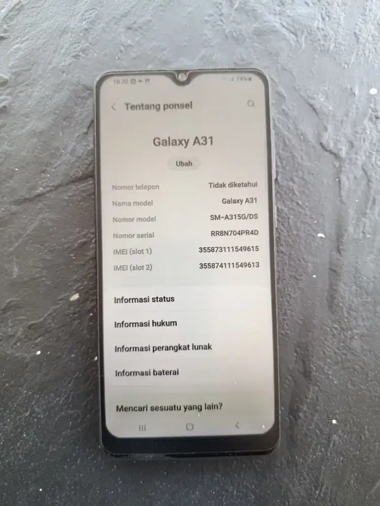 Samsung A31 Ram 8G Internal 128G