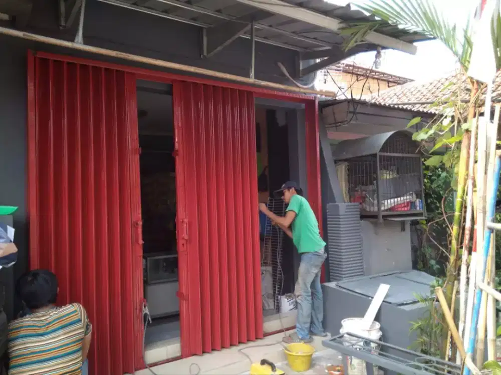 Rolling door dan folding gate baru