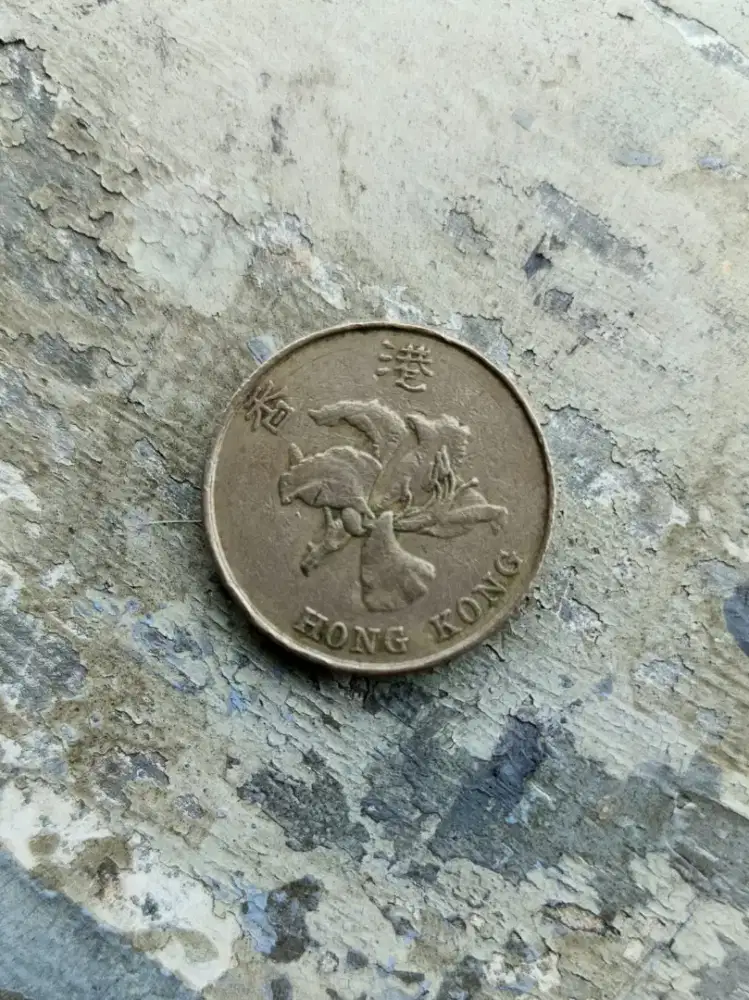 Koin 5 Dolar Hongkong