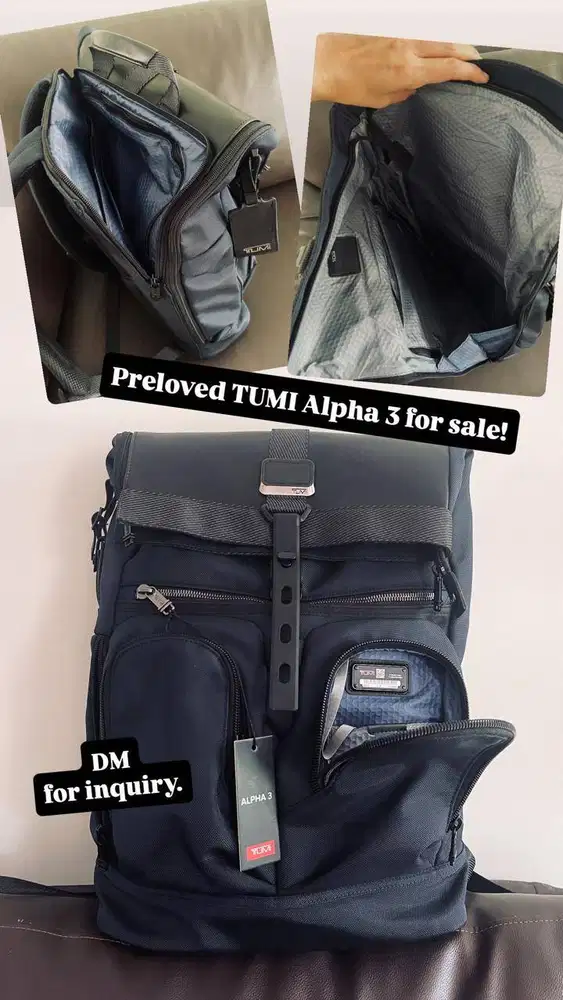 TUMI ALPHA 3 SURVEILLANCE BACKPACK