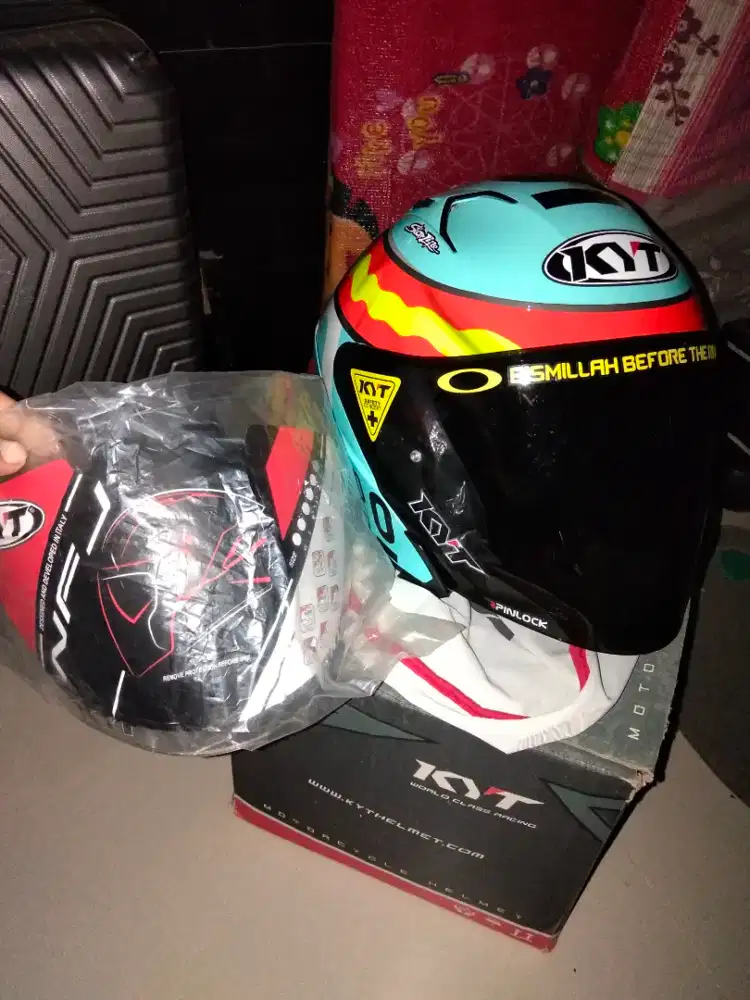 Helm KYT NFJ ukuran-XL