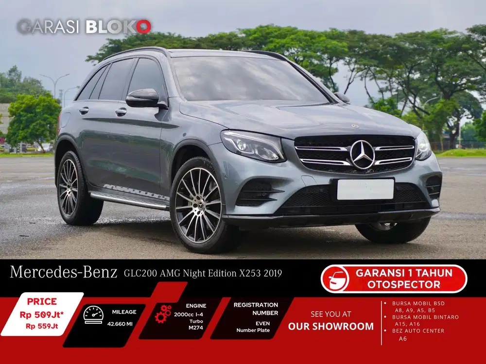 Mercedes Benz GLC200 AMG Night Edition X253 2019