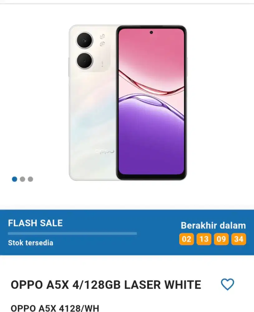 OPPO A5X 4/64GB LASER WHITE