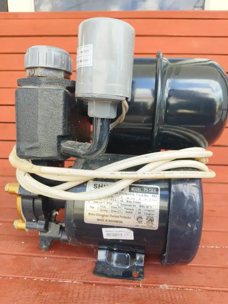 Mesin pompa air merek shimizu