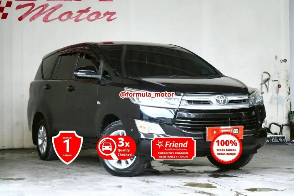 Toyota Kijang Innova Reborn 2.0 V Matic 2018 hitam Inova Bensin AT