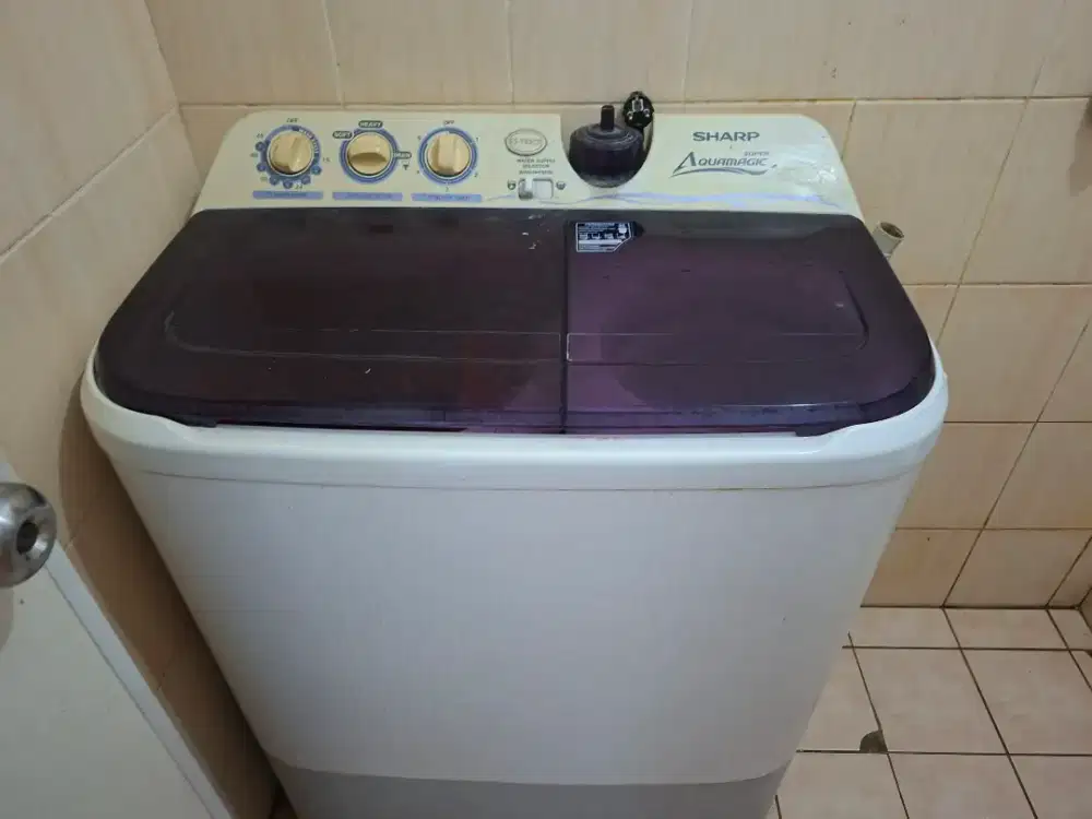 Mesin cuci sharp aquamagic E5 T85CR 8kg