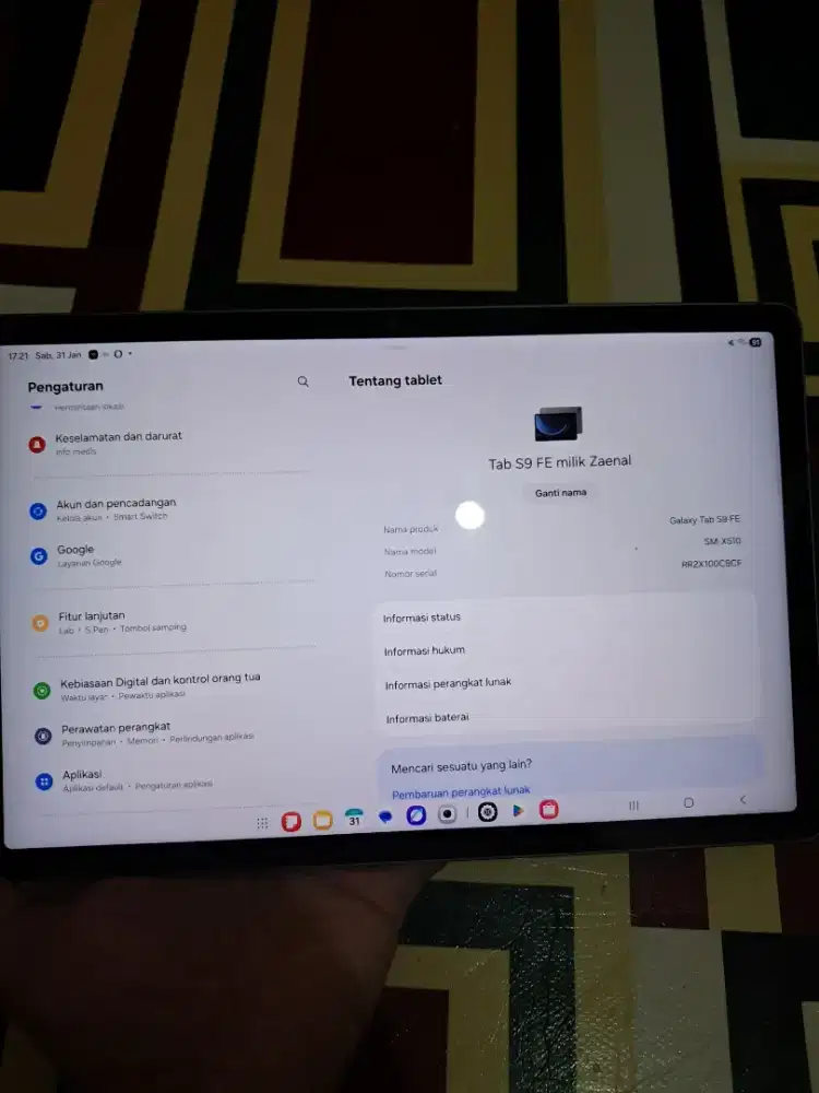 Samsung Galaxy Tab S9 FE Wifi Only