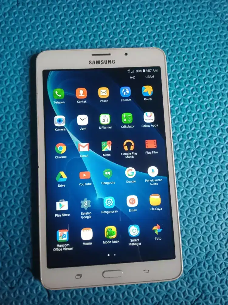 Tab a 2016 jaringan 4G kartu bisa , WiFi bisa . Unit aja tanpa casan .