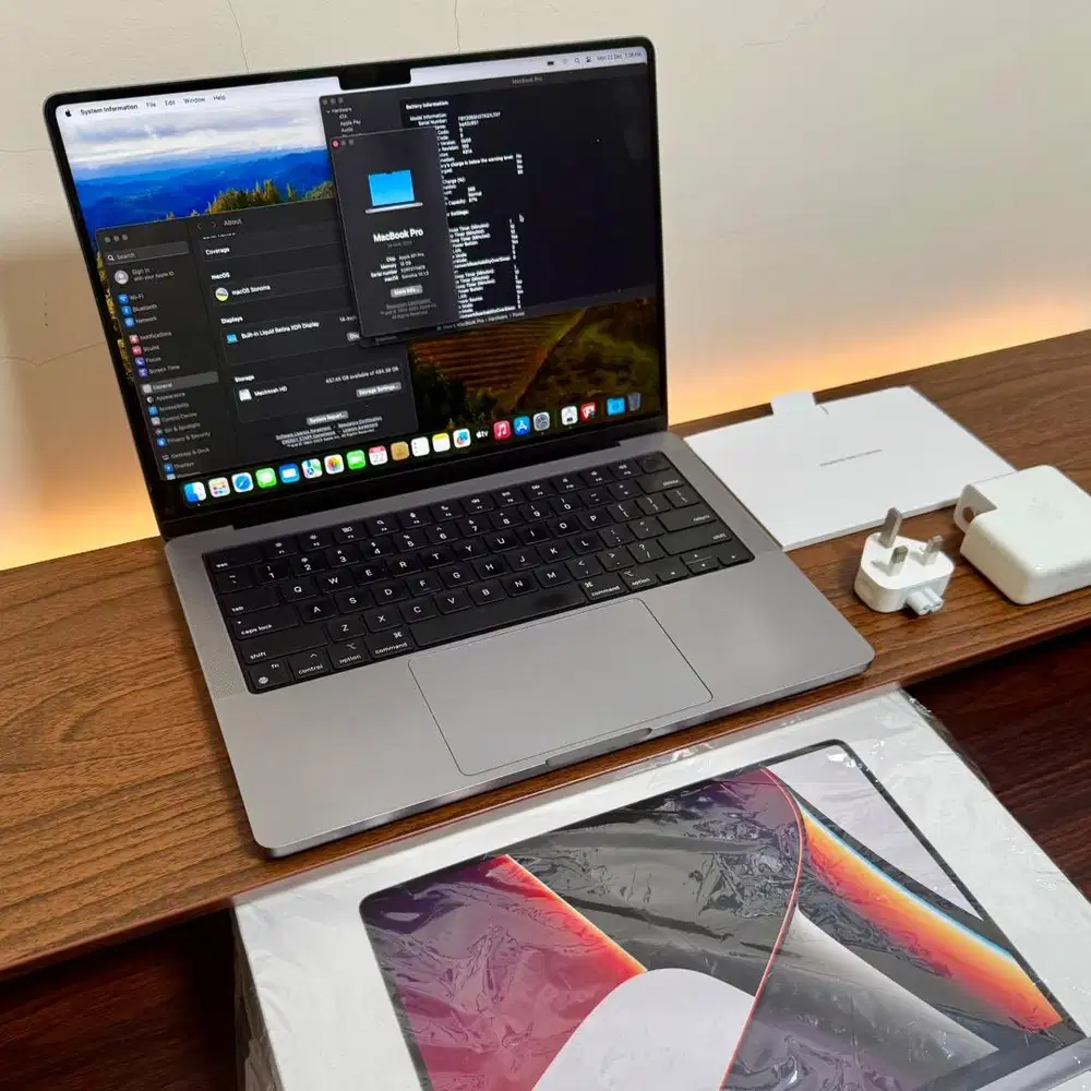 MacBook Pro 14 inch M1 Pro Original Fullset SN Cocok