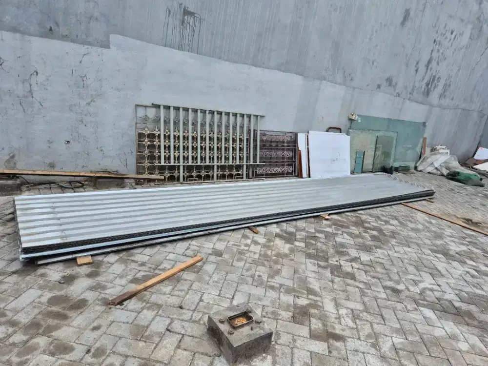 Atap spandek 0.4 tebal good condition