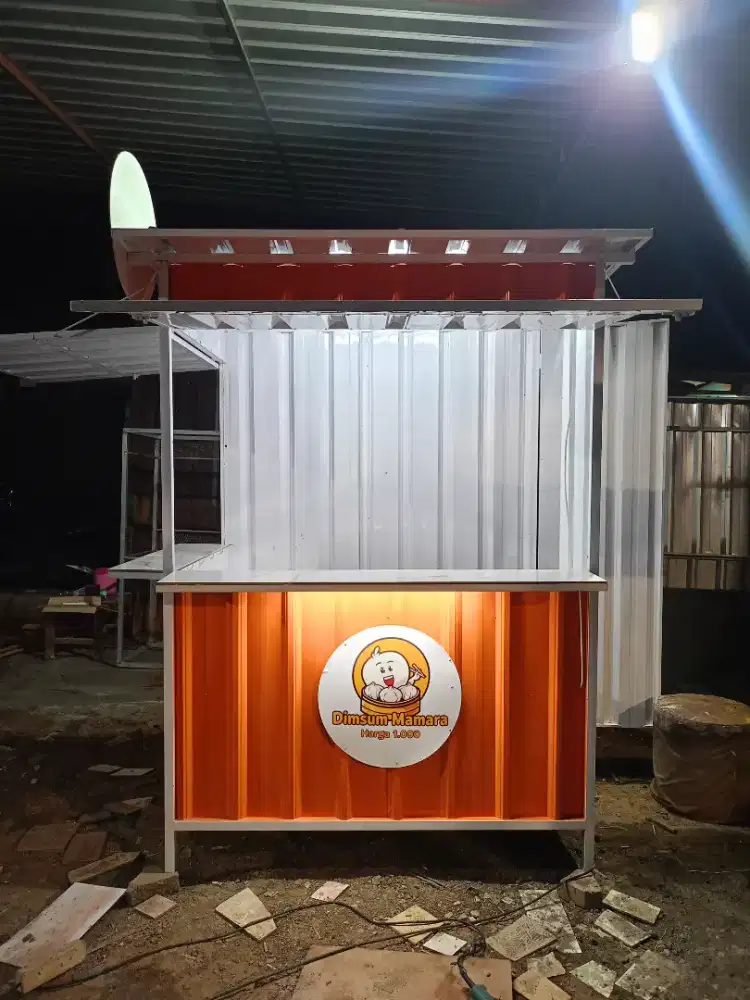 Gerobak booth rombong kontainer container