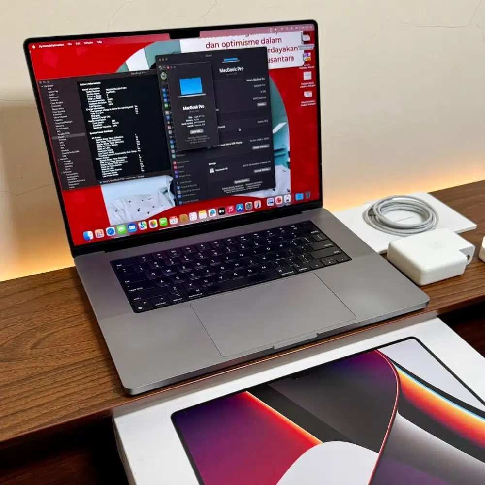 MacBook Pro 16 inch M1 Pro 1TB Original Fullset