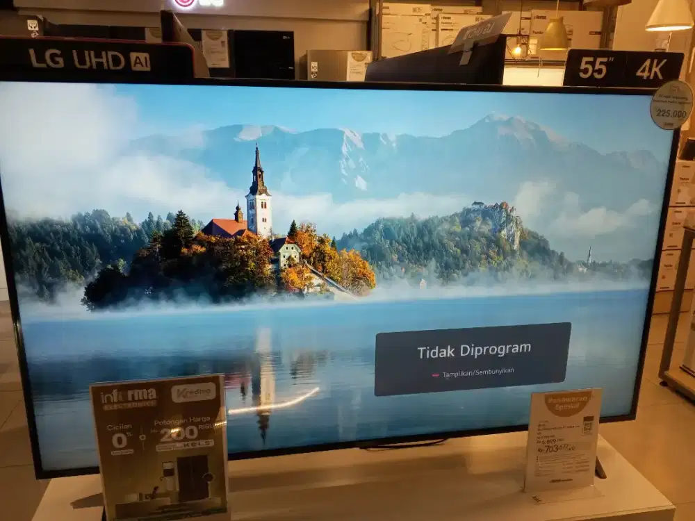 SEGAMPANG ITU cicilan TV LG smart 4K 55