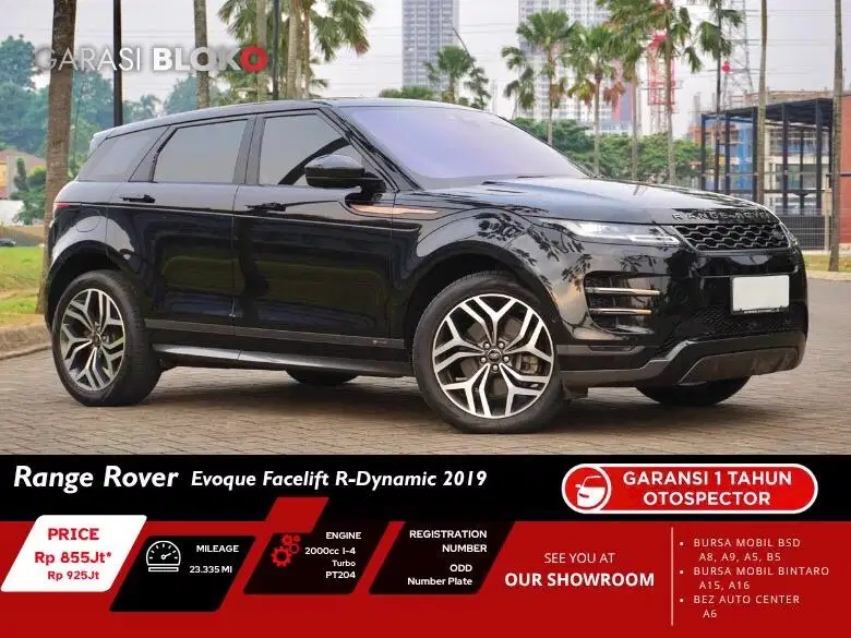 Land Rover Range Rover Evoque  Facelift R-Dynamic 2019 / 2020