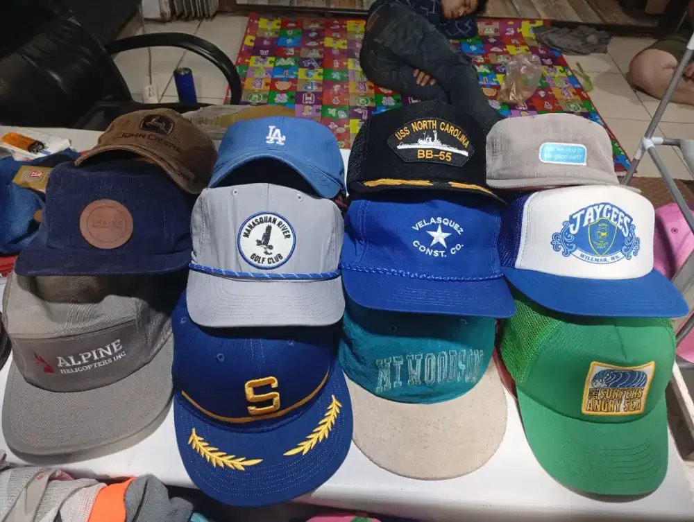 Topi vintage ropehat trucker snapback