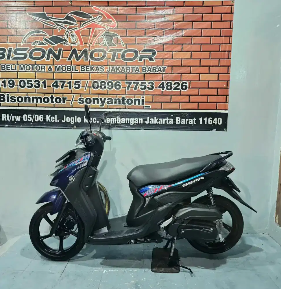 ISTIMEWA ! YAMAHA MIO GEAR 125 LED TAHUN 2024 UNGU HITAM