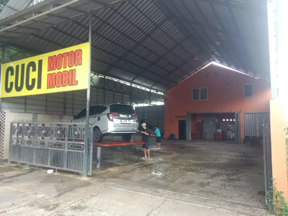 Dijual, tempat usaha cucian mobil /carwash, usaha sedang berjalan