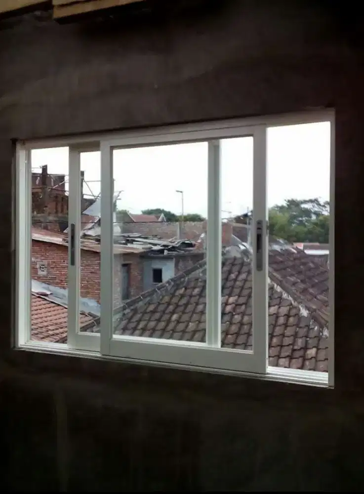 Kusen aluminium pintu jendela kaca