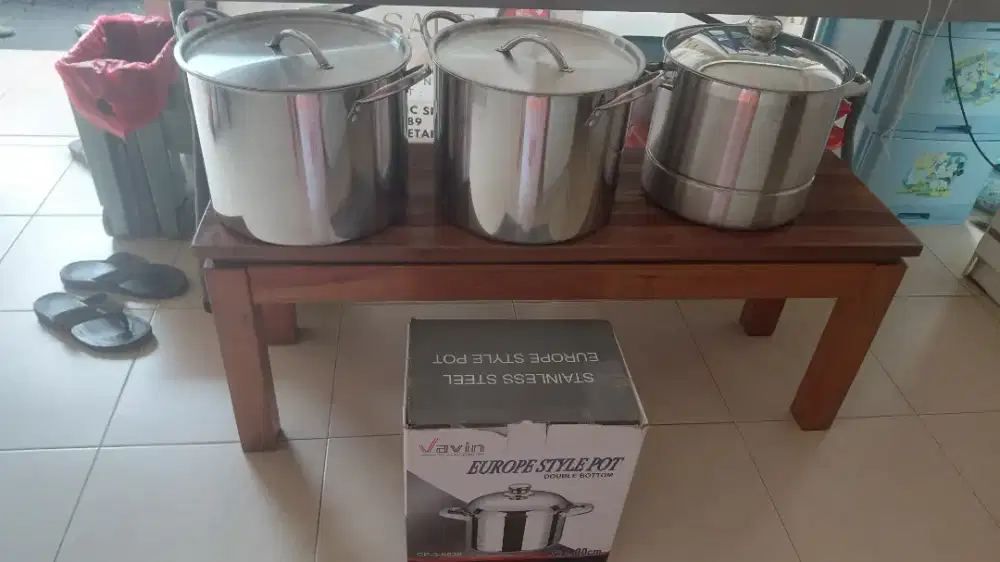 Langseng Bima HERITANCE 28CM stockpot + Panci Supra 30cm. Vavin 30cm