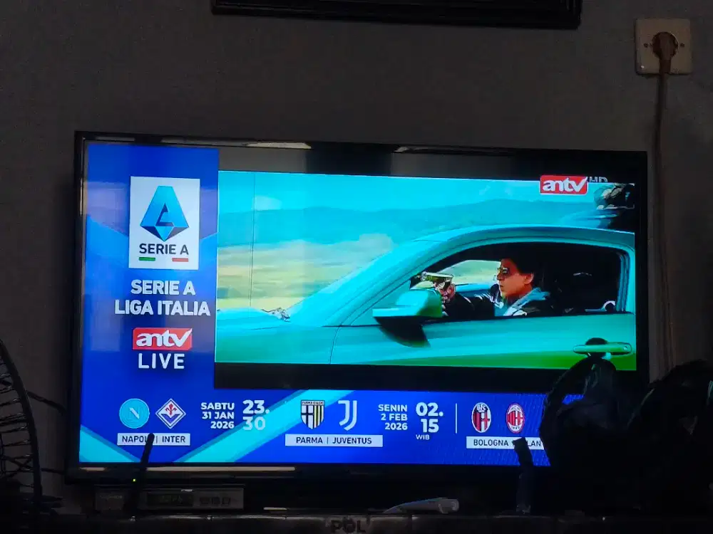 Jual tv led analog panasonic 32 inc +stb advance yutube