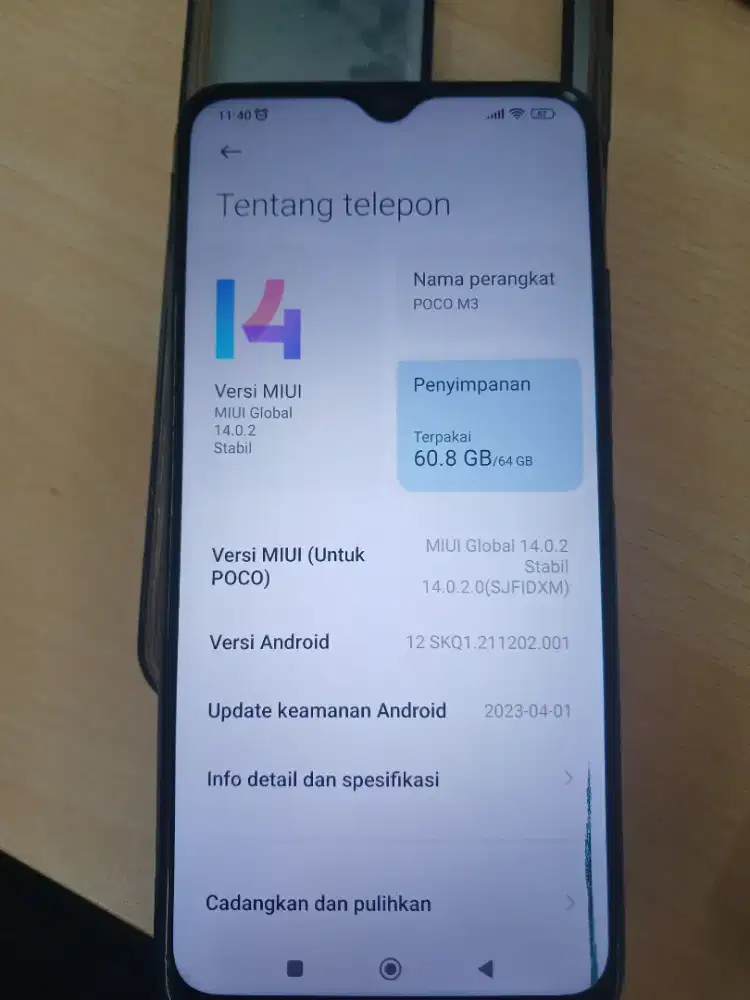 Poco M3 ram 4/64 Bekas