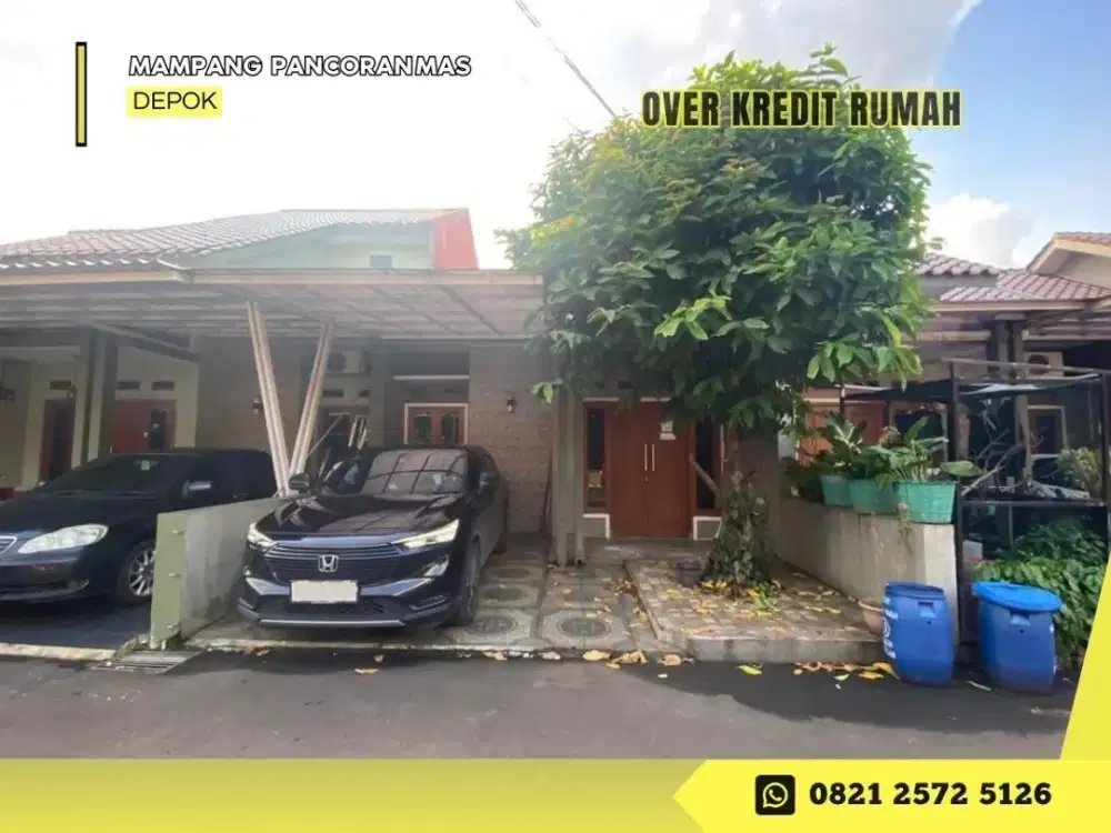 Rumah Over Kredit 89JT dkt Tol Sawangan di Puri Hasanah 5 Mampang