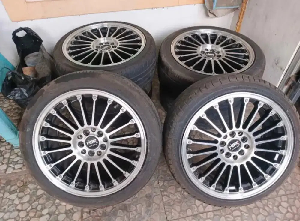 Velk Mobil HSR Ring 17 Lubang 5 (1 set dg ban & serep)