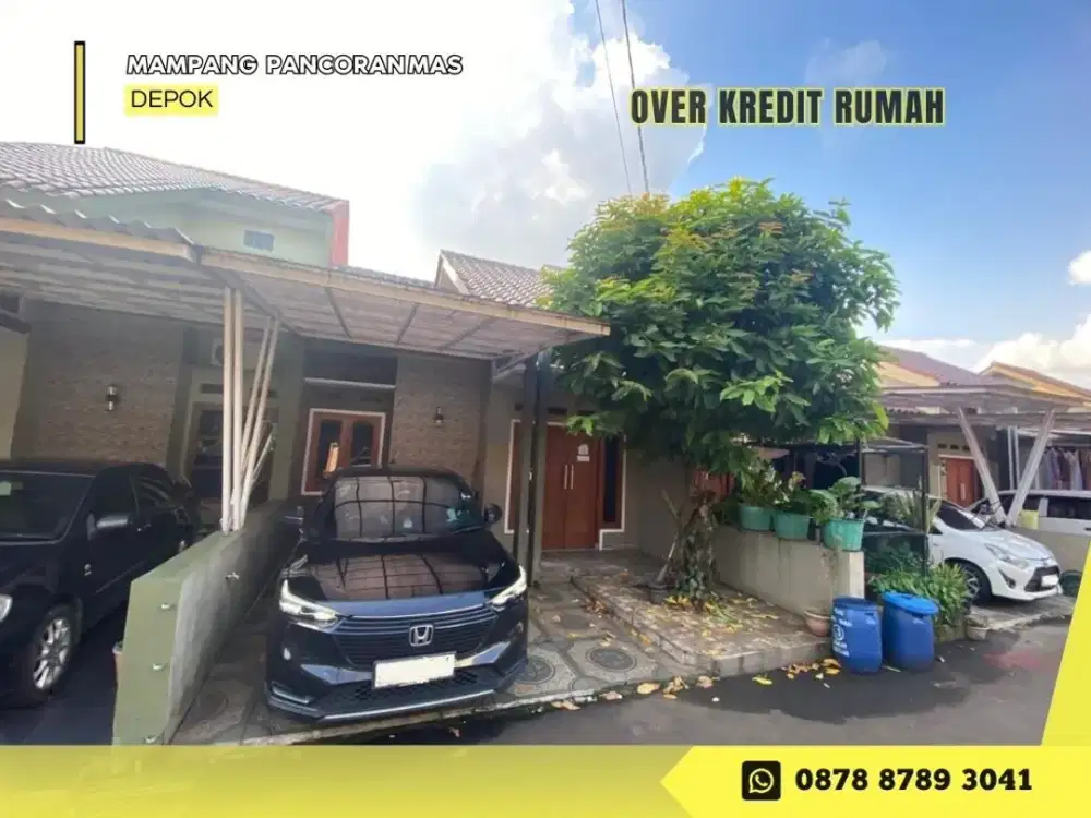 Jual Over Kredit Rumah 89JT dkt Tol di Puri Hasanah 5 Mampang Depok