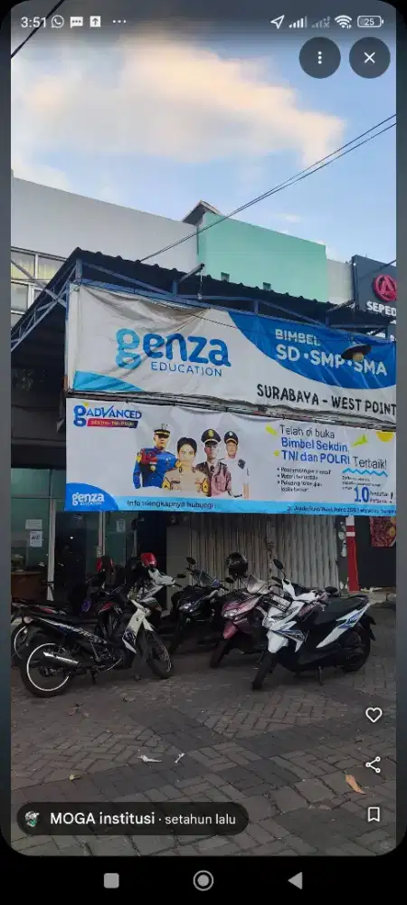 Ruko 2 lantai head to head indomaret