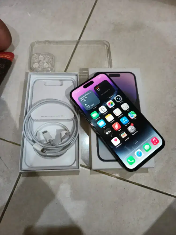 iPhone 14 promax 256 inter Alloperator Fullset no minuss