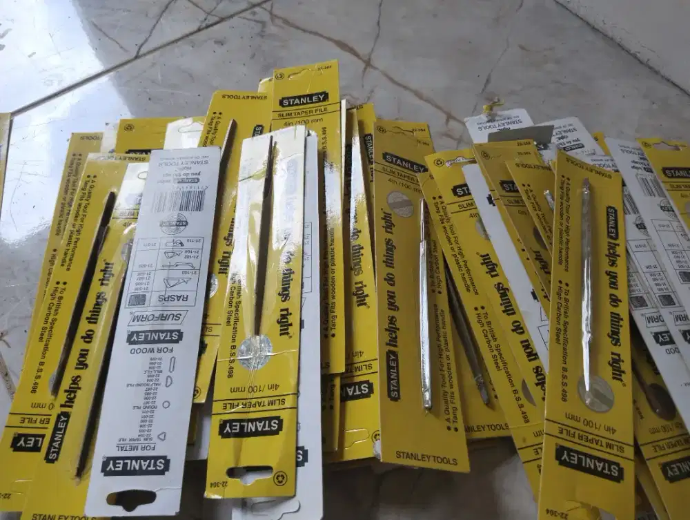 Kikir segi tiga ukuran 4in sama 6in