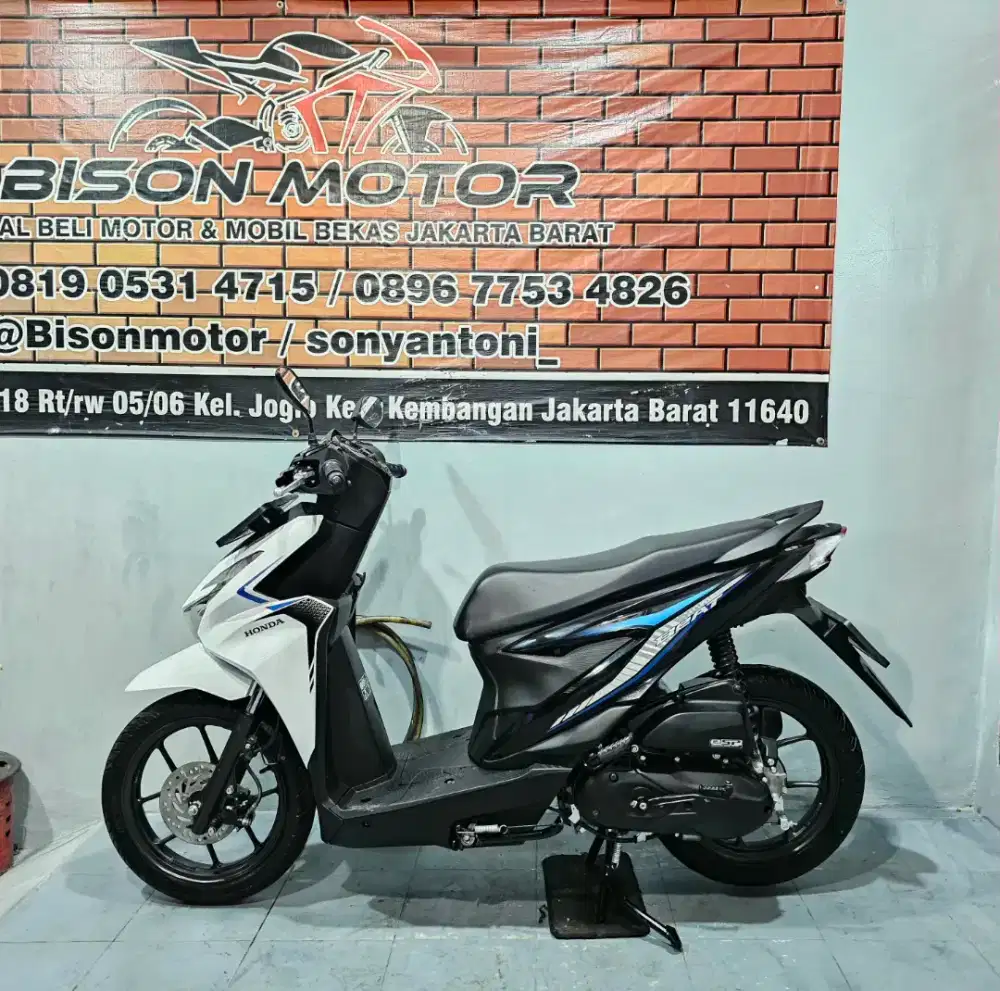 ISTIMEWA ! HONDA NEW BEAT CBS ESP LED 110 TAHUN 2025 PUTIH HITAM