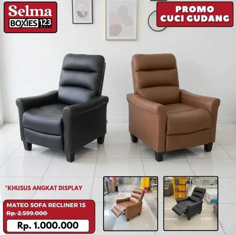 Sofa santai promo cuci gudang